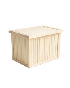 Alder Bend Closed Outdoor Storage Box - Ivory