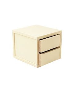 Moss Dale Small-Parts Storage Drawer Cabinet - Cream
