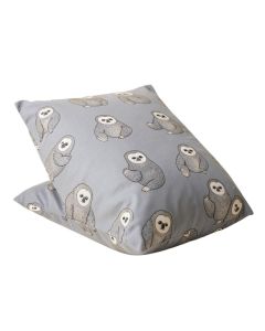 Aqua And Grey Sloth Collection Sloth Body Pillow Case (synthetic illustration; no displayed measurements)