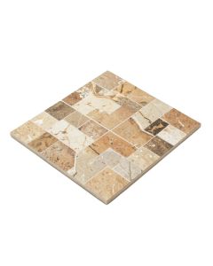 Salvador 6.38 '' X 12.88 '' Beveled Porcelain Mosaic Sheet Floor Use Tile