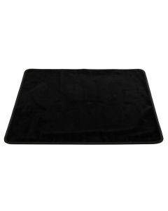 Brook Crest Bath Mat - Black (synthetic illustration; no displayed measurements)