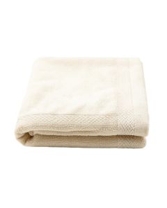 Oak Edge Bath Towel - Cream (synthetic illustration; no displayed measurements)