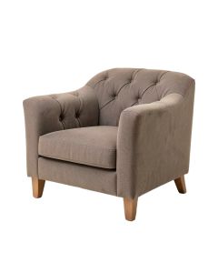 26 '' Wide Tufted Polyester Armchair (synthetic illustration; no displayed measurements)