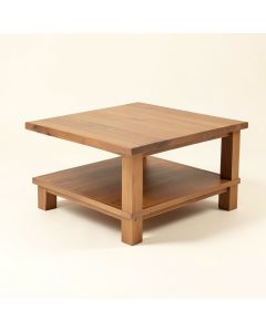 Maineville Solid Wood Coffee Table With Storage (synthetic illustration; no displayed measurements)