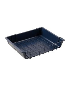 Glen Falls Empty Under-Desk Cable Tray - Navy