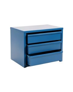 River Bridge Small-Parts Storage Drawer Cabinet - Blue (synthetic illustration; no displayed measurements)