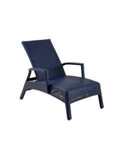Shore Branch Outdoor Lounge Chair - Navy (synthetic illustration; no displayed measurements)