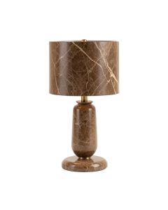Vannessa 25 '' Bronze/Brown Marble Table Lamp Set