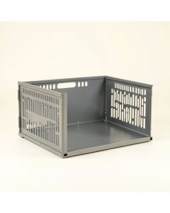 Cedar Dell Empty Furniture-Style Pet Crate - Gray (synthetic illustration; no displayed measurements)