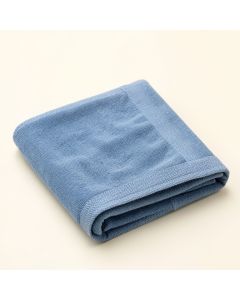 Moss Dell Bath Towel - Blue (synthetic illustration; no displayed measurements)