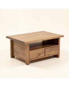 Lewter Solid Wood Coffee Table With Storage (synthetic illustration; no displayed measurements)