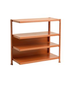 Ash Dell Desktop Shelving Unit - Terracotta (synthetic illustration; no displayed measurements)