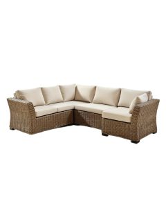 David-Kevan Outdoor Patio 8 Piece Rattan Sectional Seating Group With Cushions (synthetic illustration; no displayed measurements)