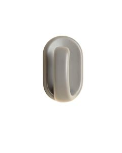 Sage Bend Wall-Mounted Robe Hook - Gray