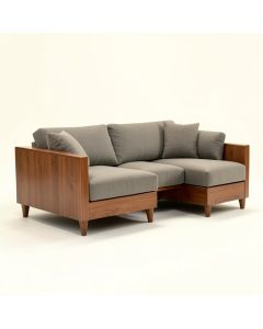 Baik 112 '' Wide Left Hand Facing Modular Sofa & Chaise (synthetic illustration; no displayed measurements)