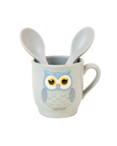 Cosmos Gifts Owl 4-Pieces Measuring Cup Set (synthetic illustration; no displayed measurements)
