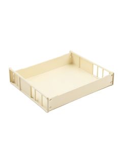 Birch Canyon Empty Under-Desk Cable Tray - Cream (synthetic illustration; no displayed measurements)