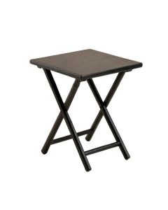 Stone Branch Compact Balcony Table - Black (synthetic illustration; no displayed measurements)