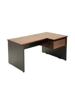 Dartha L-Shape Executive Desk (synthetic illustration; no displayed measurements)
