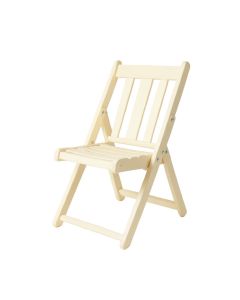 Field Bend Folding Outdoor Chair - Cream