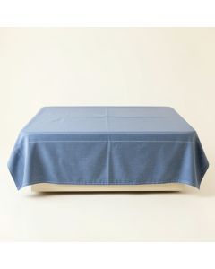 Willow Arc Flat Bed Sheet - Blue (synthetic illustration; no displayed measurements)