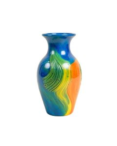Grand Plumage Peacock Sculptural Vase (synthetic illustration; no displayed measurements)