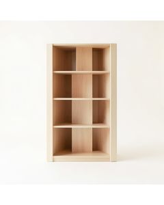 Slate Dell Freestanding Bookcase - Beige (synthetic illustration; no displayed measurements)
