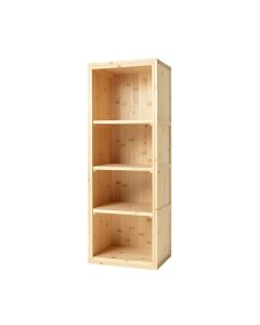 Dune Brook Narrow Cubby Tower - Beige (synthetic illustration; no displayed measurements)