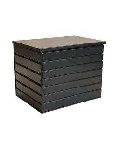 Meadow Bend Closed Outdoor Storage Box - Black