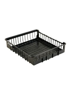 Ash Falls Empty Under-Desk Cable Tray - Black