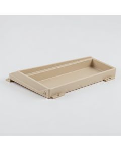 Glen Bend Empty Under-Desk Cable Tray - Beige (synthetic illustration; no displayed measurements)
