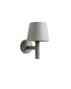 Moss Brook Wall Sconce Mounted On A Plain Wall - Gray (synthetic illustration; no displayed measurements)