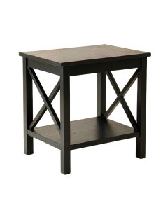 Wren Crest Side Table - Black (synthetic illustration; no displayed measurements)