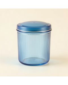 Meadow Arc Storage Canister With Lid - Blue (synthetic illustration; no displayed measurements)