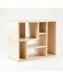 Aspen Dell Desktop Shelving Unit - Ivory (synthetic illustration; no displayed measurements)