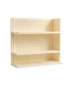Lake Crossing Empty Wall-Mounted Tool Organizer Panel - Cream