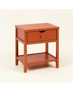 Shore Falls Nightstand - Terracotta (synthetic illustration; no displayed measurements)