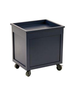 Cedar Bridge Empty Rolling Workshop Cart - Navy (synthetic illustration; no displayed measurements)
