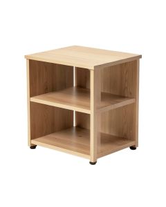 Kyler Floor Shelf End Table With Storage