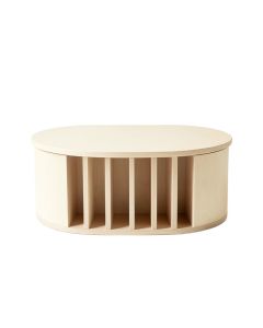 Laurel Branch Shoe Storage Bench - Ivory