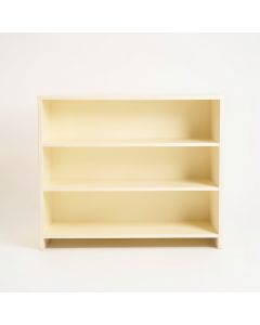 Maple Bend Low Bookcase - Cream (synthetic illustration; no displayed measurements)