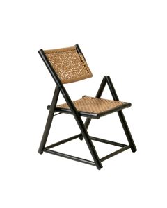 Hill Bluff Folding Outdoor Chair - Black