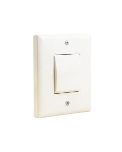 Classic Beadboard 1-Gang Toggle Light Switch Wall Plate