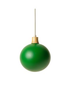 Clay Canyon Pendant Light Suspended From One Plain Cable - Green