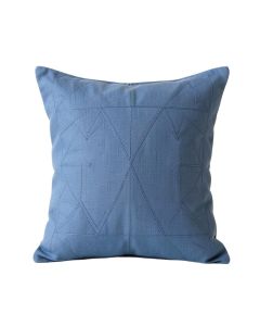 Moss Crest Filled Accent Pillow - Blue
