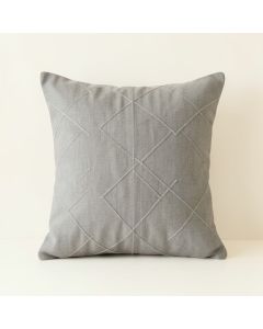 Oak Crest Filled Accent Pillow - Gray (synthetic illustration; no displayed measurements)