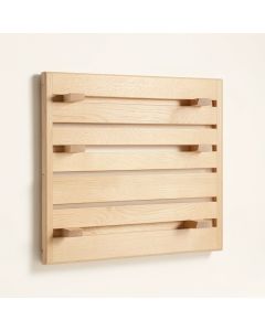Cliff Brook Empty Wall-Mounted Tool Organizer Panel - Beige (synthetic illustration; no displayed measurements)