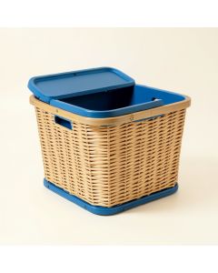 Olive Bluff Laundry Hamper - Blue (synthetic illustration; no displayed measurements)