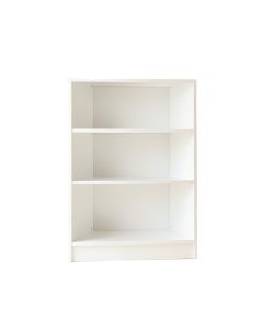 Fern Bend Freestanding Bookcase - White (synthetic illustration; no displayed measurements)