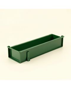 Heath Bridge Empty Railing Planter With Integral Brackets - Green (synthetic illustration; no displayed measurements)